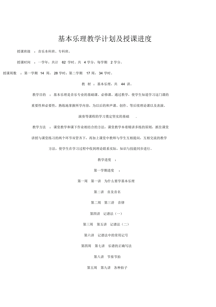 音乐重点学科知识点_第1页