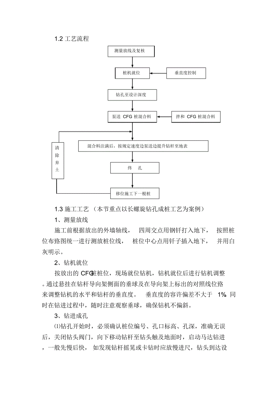 CFG桩施工工艺及质量标准_第4页