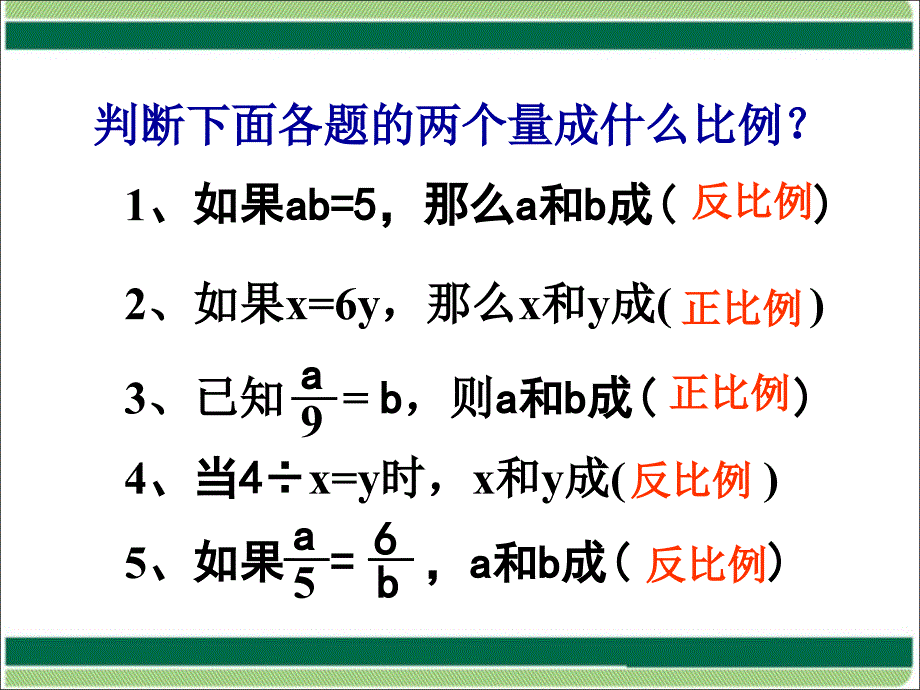 2015年人教版新课标数学六年级下册第四单元《比例的应用》复习与整理课件_第3页