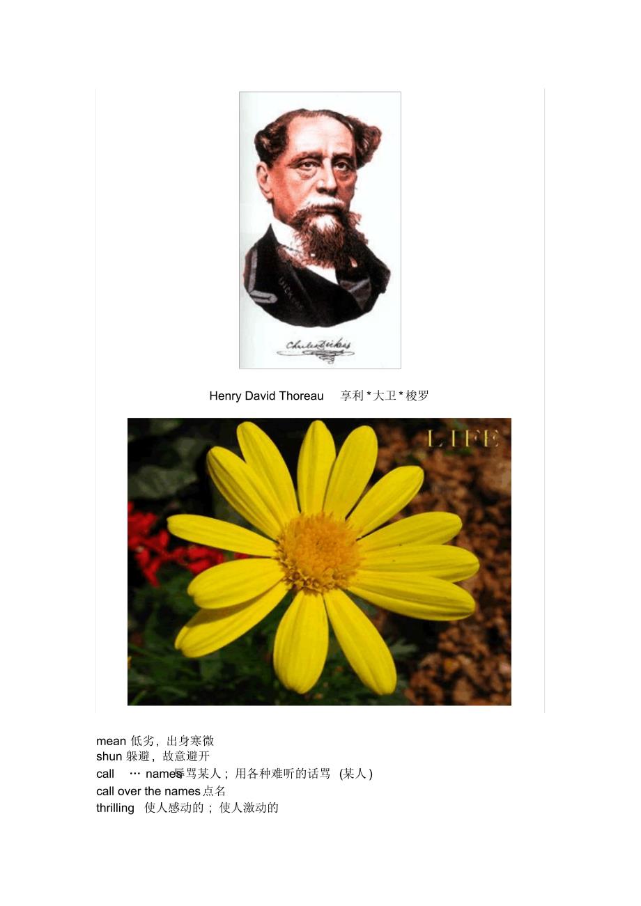 Loveyourlife—《热爱生活》,亨利·大卫·梭罗_第1页