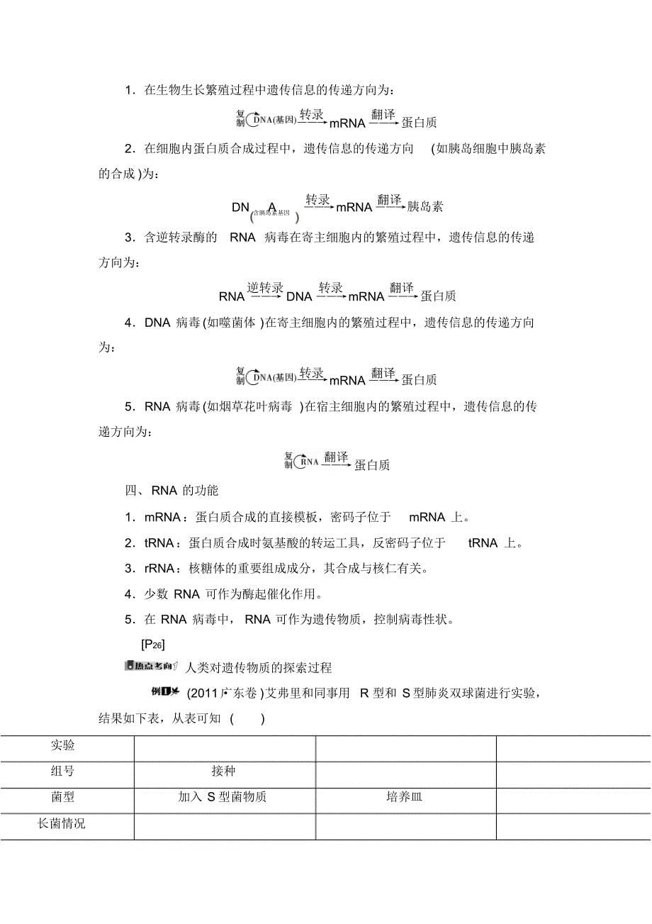 专题7遗传的分子基础_第5页