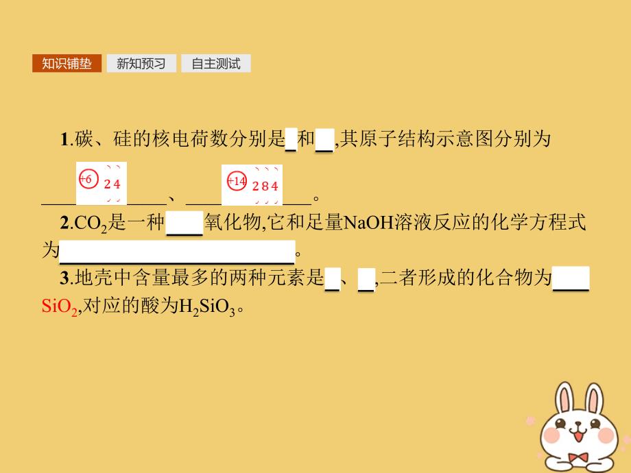 2018高中化学 第四章 非金属及其化合物 4.1.1 二氧化硅和硅酸课件 新人教版必修1_第3页