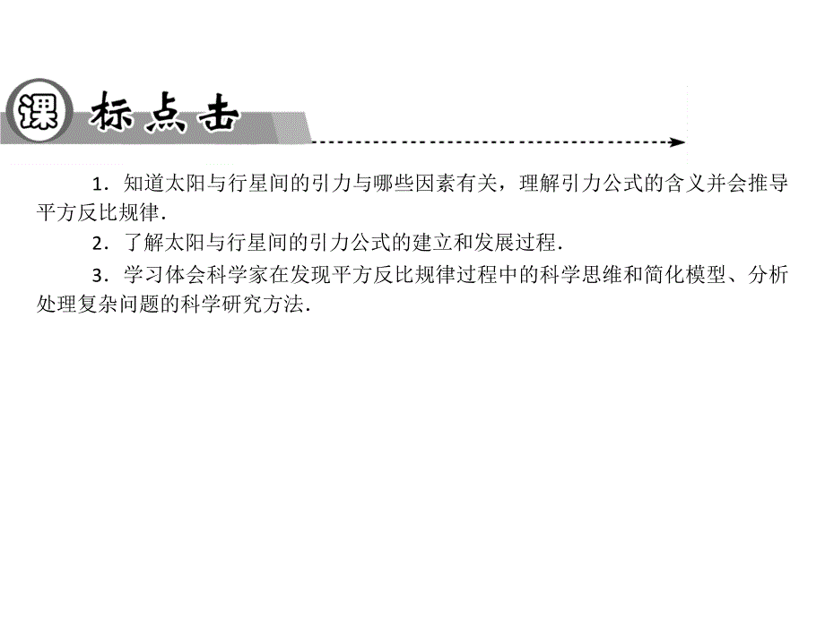 20132014学年高中物理人教版必修二同步辅导与检测课件62 太阳与行星间的引力（  2013高考）_第3页