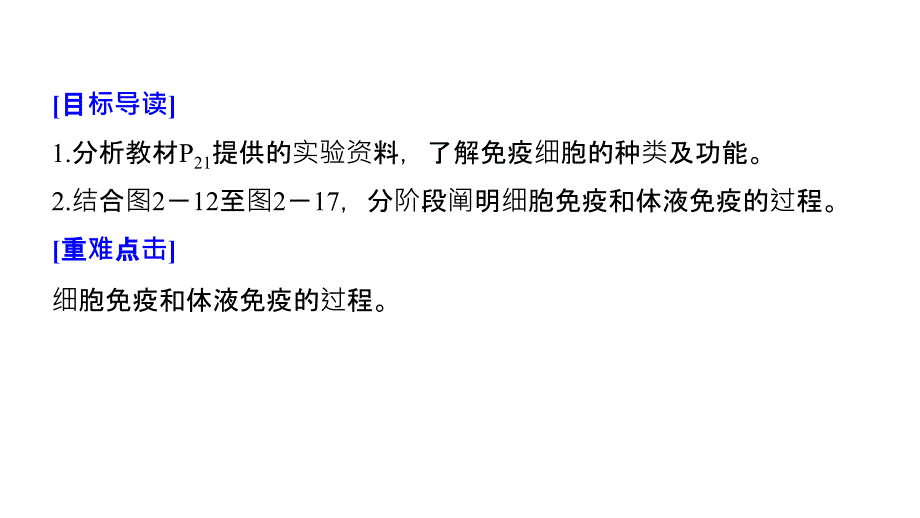 2018-2019版生物新学案同步必修三北师大版课件：第2章 第2节 人体的免疫与稳态 第1课时 _第2页