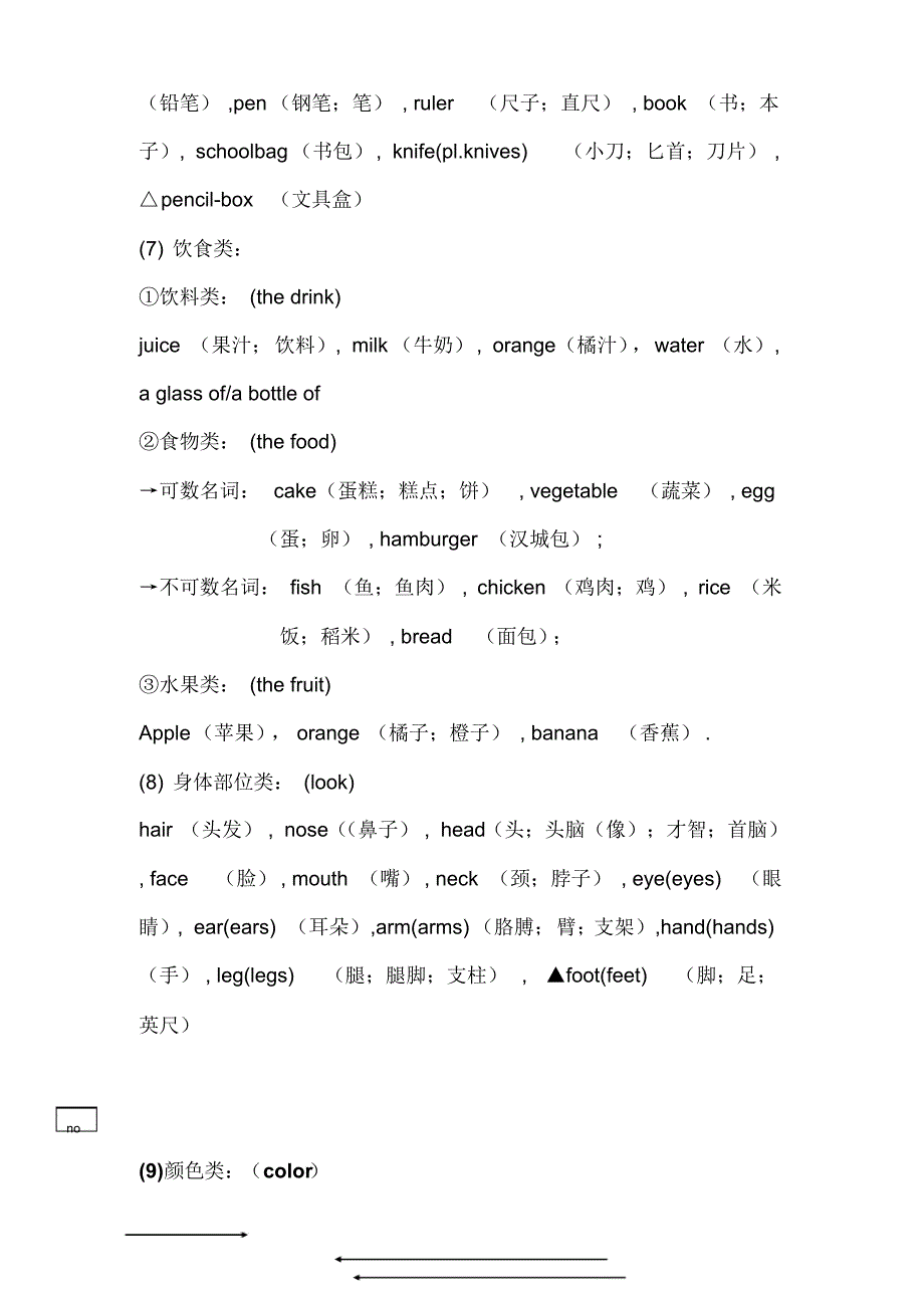 仁爱英语七年级上单词归类_第3页