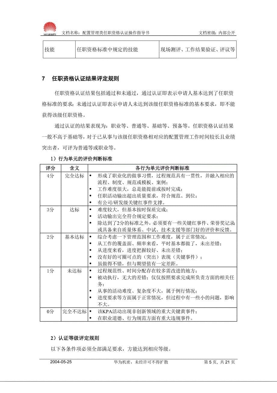 配置管理类任职资格认证操作指导书_第5页