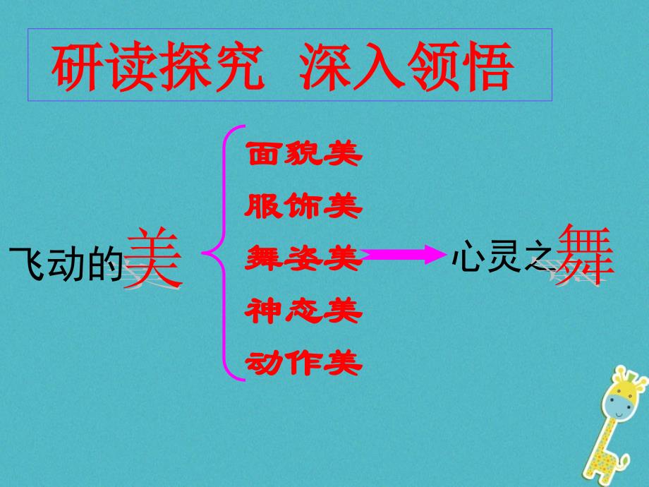 陕西省蓝田县七年级语文上册 第4课《观舞记》课件 鲁教版五四制_第3页