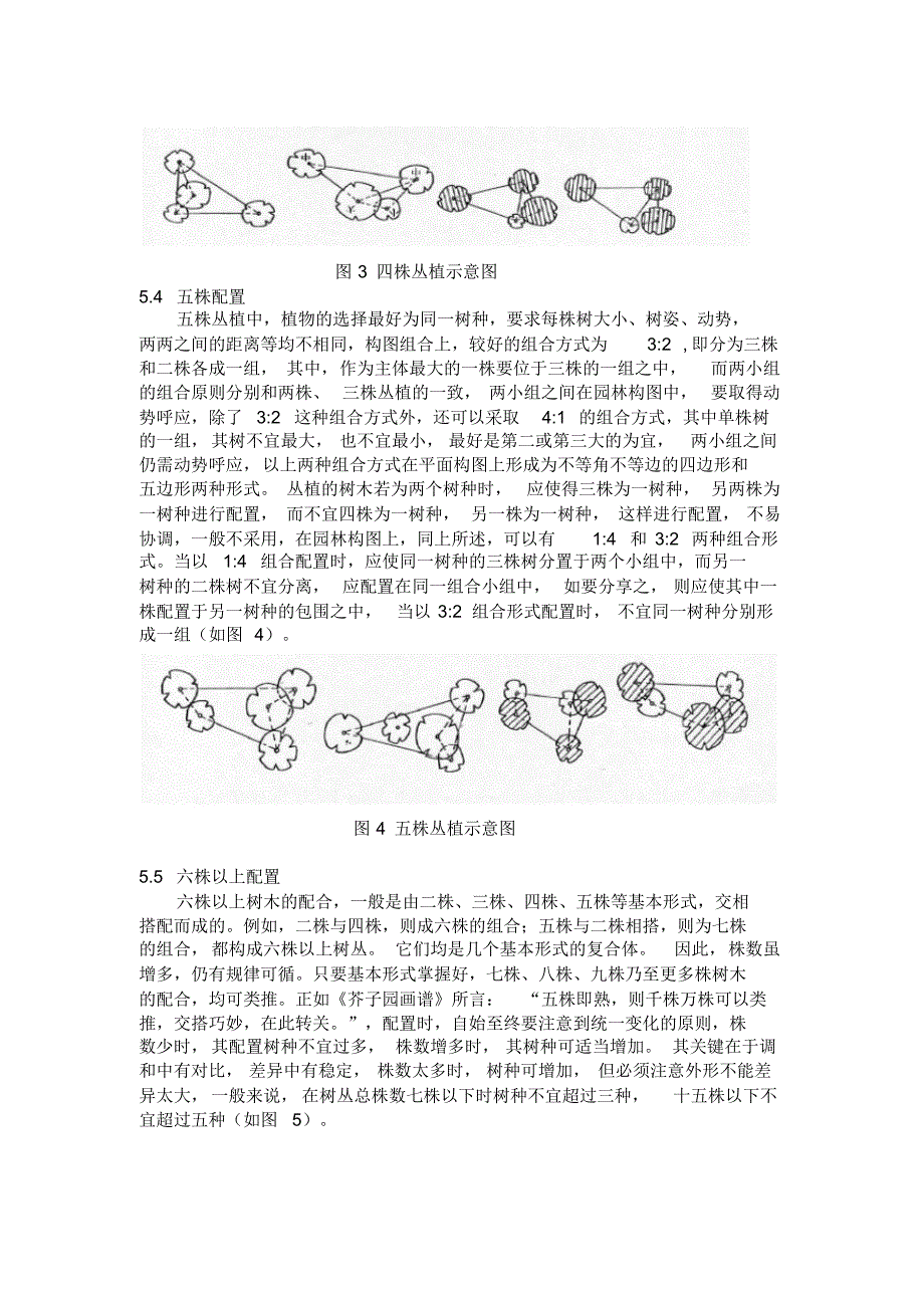 园林绿化中丛植种植类型的应用配置与分析_第4页