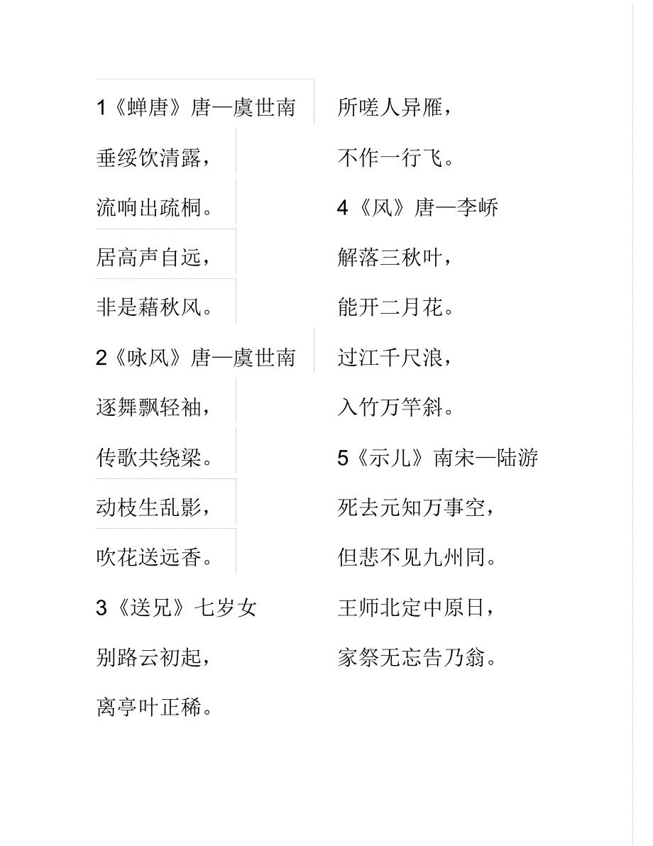 唐诗300首_行书打印字帖_第1页