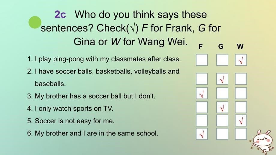 七年级英语上册 unit 5 do you have a soccer ball the fourth period section b（2a-2c）课件 （新版）人教新目标版_第5页