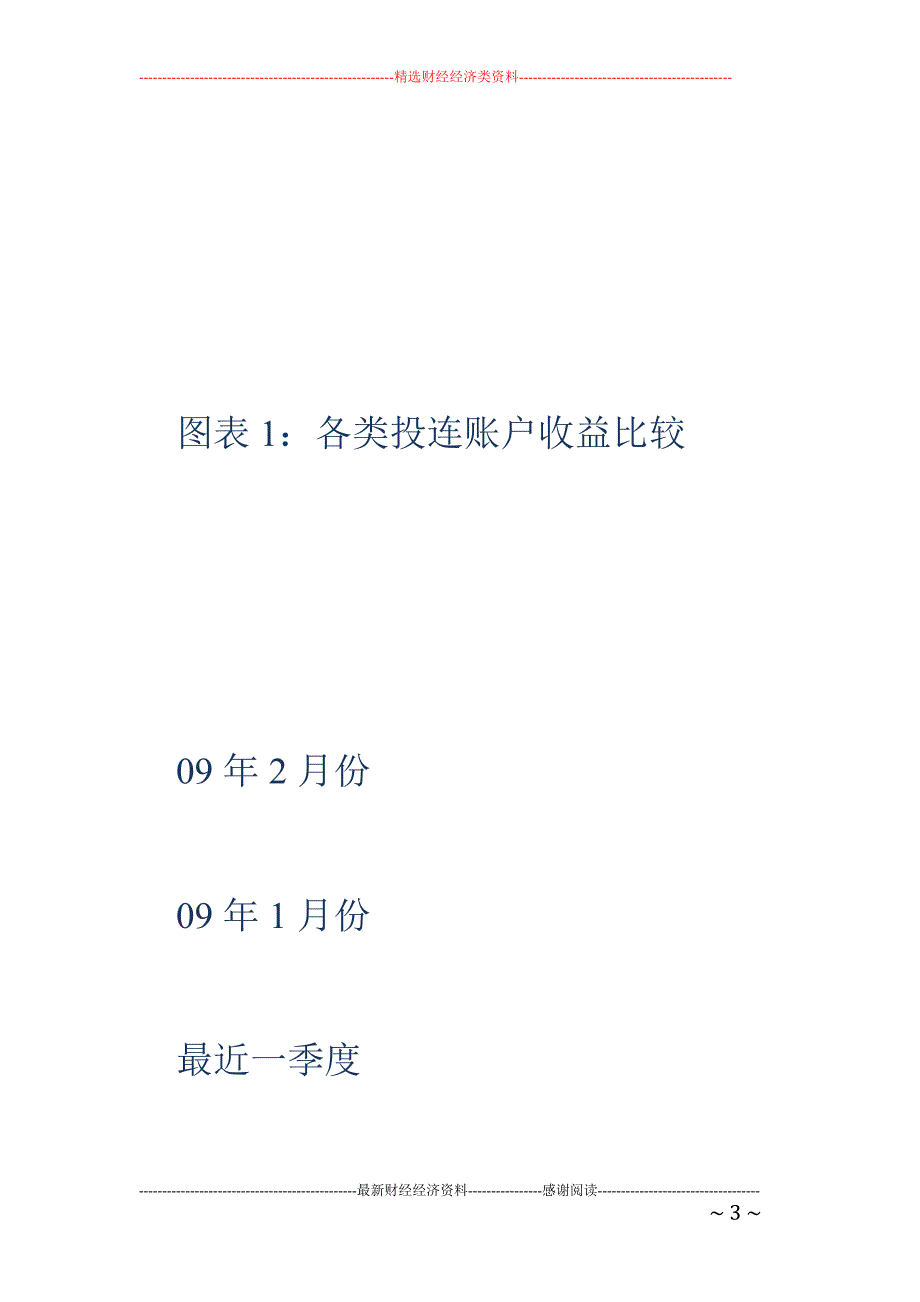 国金投连险月报：市场区间震荡 偏股型账户收益稳定_第3页