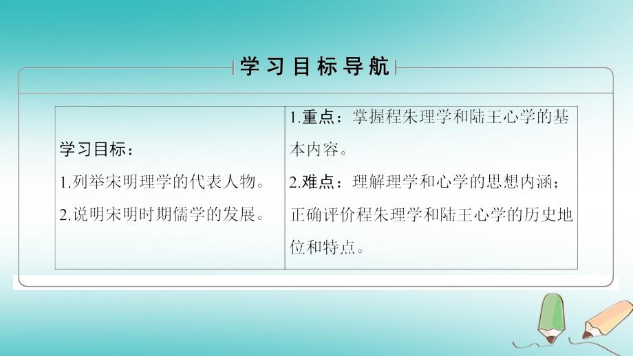 2018年高考历史一轮复习专题13宋明理学课件新人教版必修_第2页