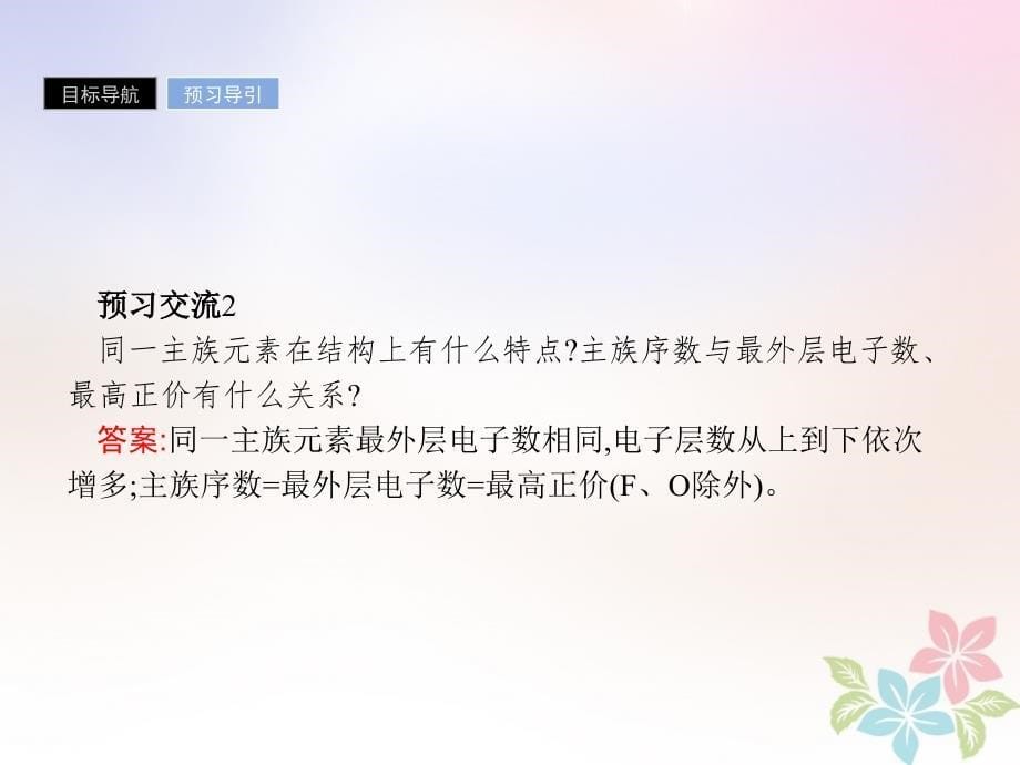 2019版高中化学课时4元素周期表课件鲁科版必修_第5页