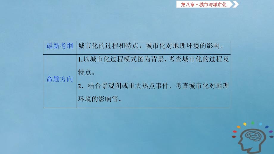 2019版高考地理一轮复习第8章城市与城市化第二十四讲城市化课件新人教版_第2页