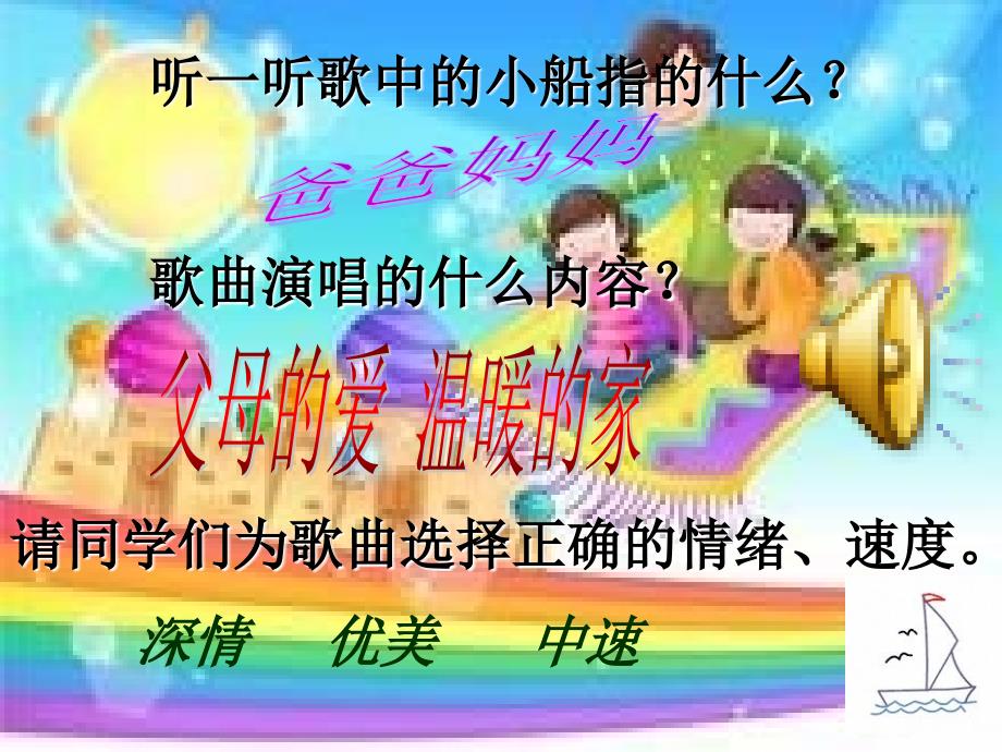 《第二单元可爱的家唱歌小船课件》小学音乐人教版三年级下册_第2页