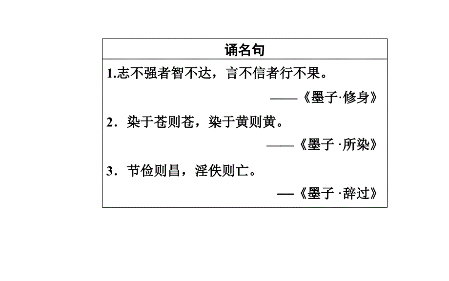 高考必备《金版学案》语文选修先秦诸子选读（人教版）课件第六单元一兼爱原创精品_第3页