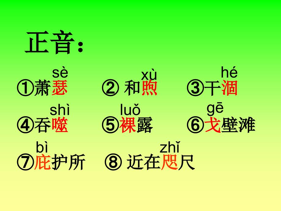 八年级语文下册第十二课《罗布泊消逝的仙湖》课件_新人教版_第4页