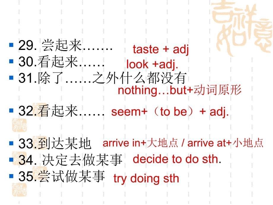 人教版八年级英语上册uunits_110单元词组复习课件（共44张ppt）_第5页