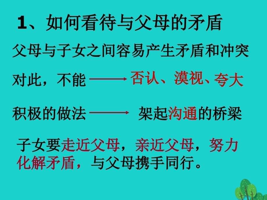 八年级政治上册_122_两代人的对话课件1 新人教版_第5页