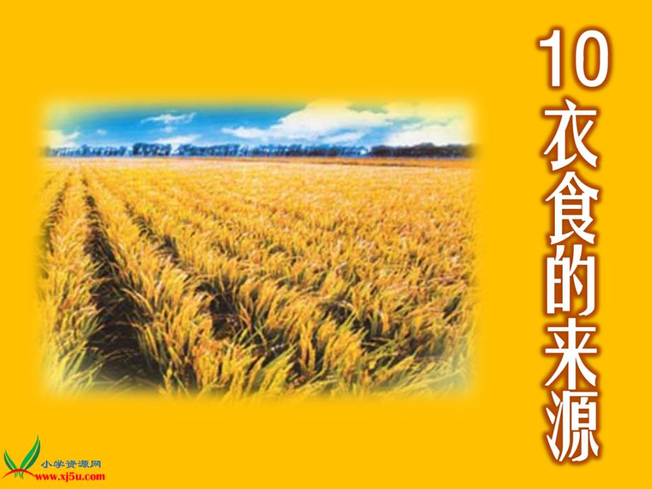 2015秋苏教版品社四上《衣食的来源》ppt课件6_第1页