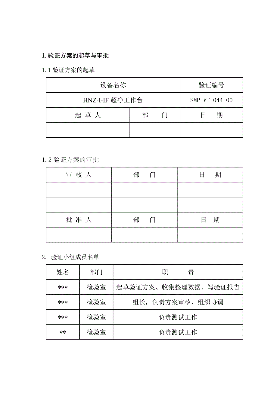 044-HNZ-1-1F超净工作台验证方案及报告_第3页