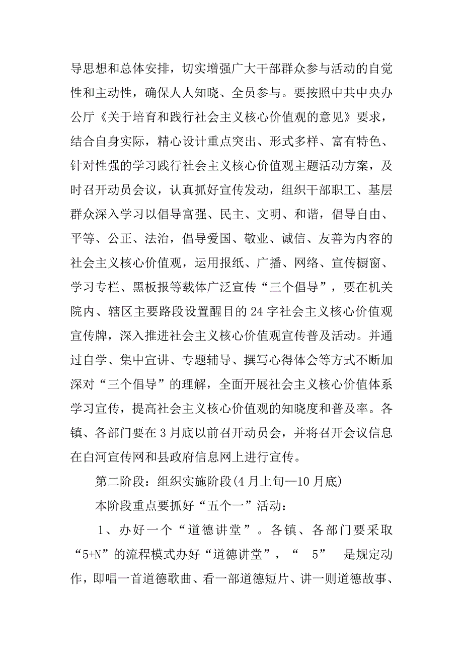 xx年开展学习践行社会主义核心价值观主题活动方案.docx_第2页