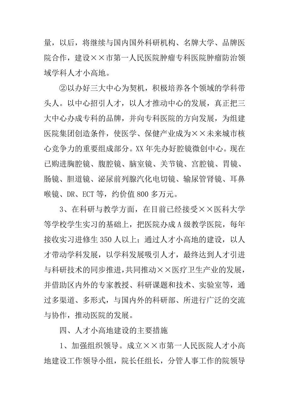 人才小高地建设项目实施方案.docx_第5页