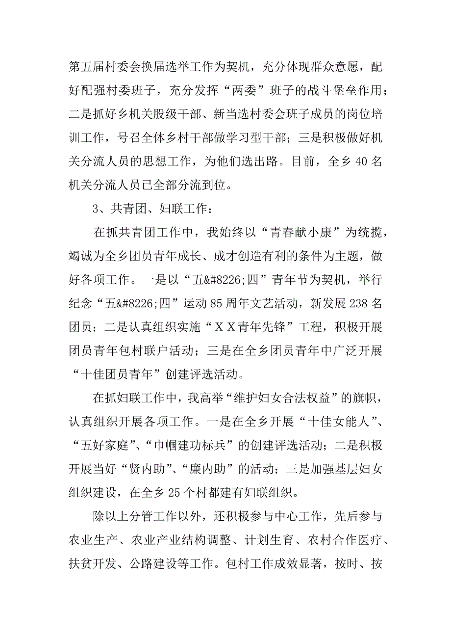 乡党委副书记述职报告.docx_第3页