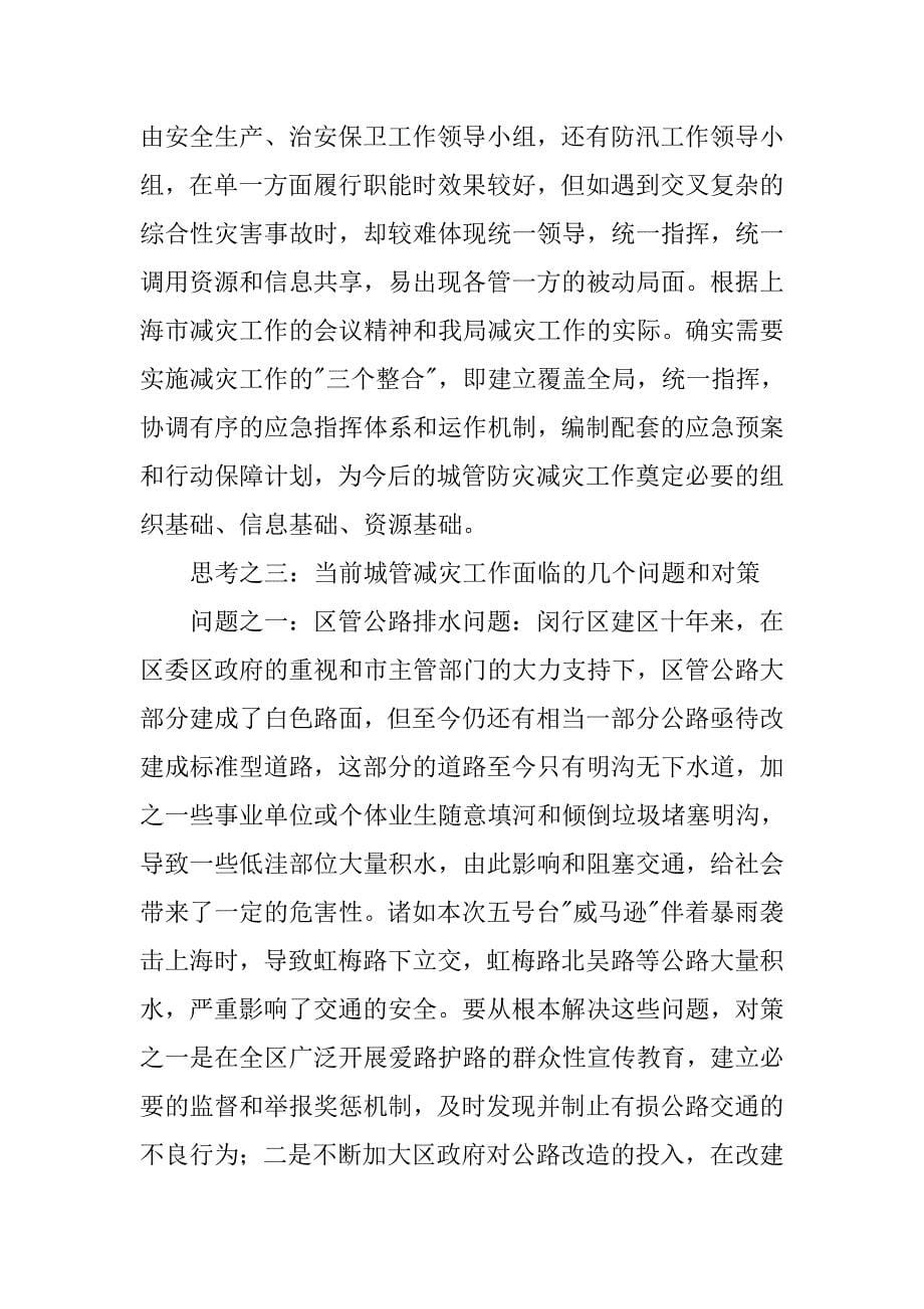 对搞好城市管理减灾工作的几点思考.docx_第5页