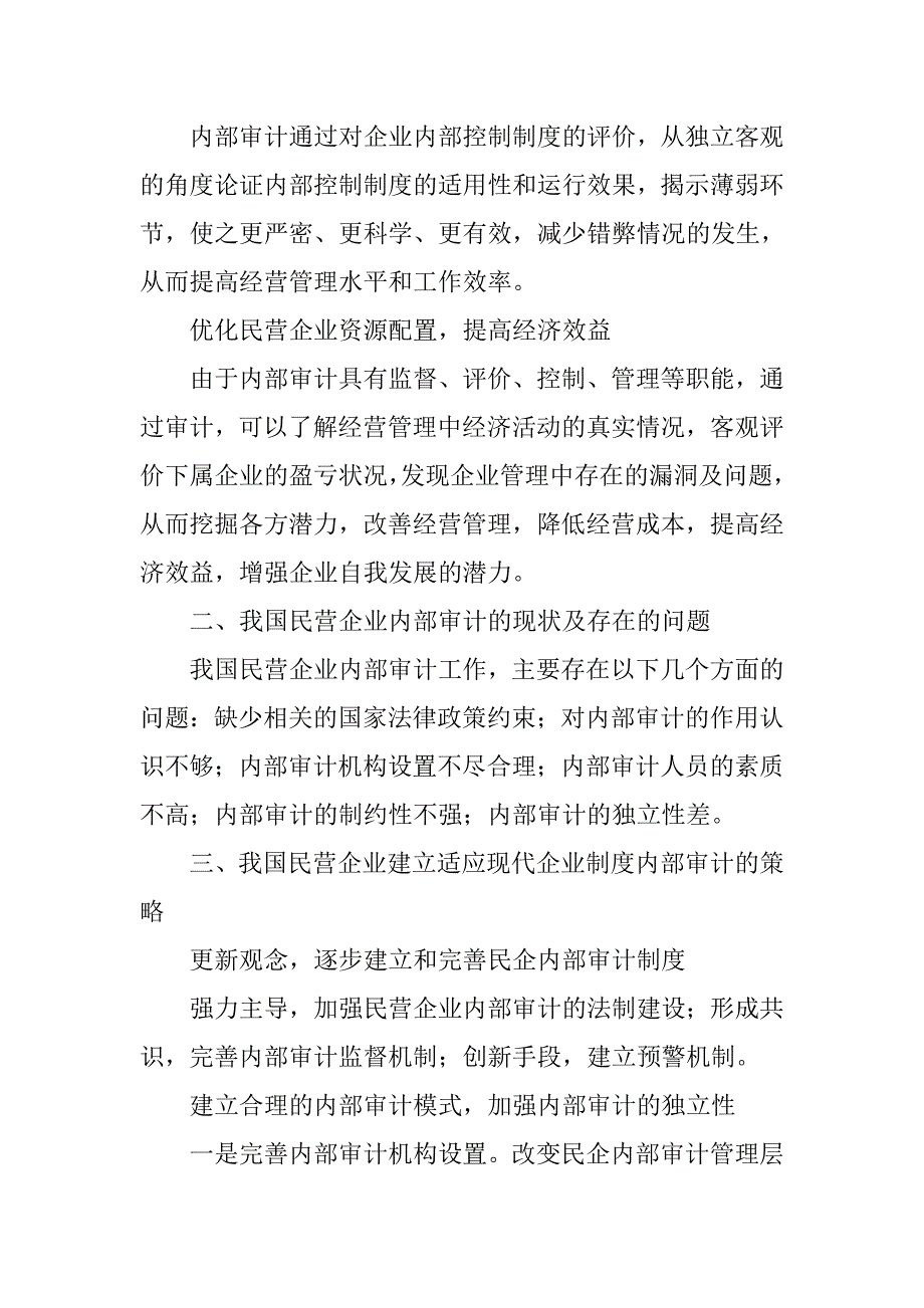 浅析民营企业内部审计.docx_第2页