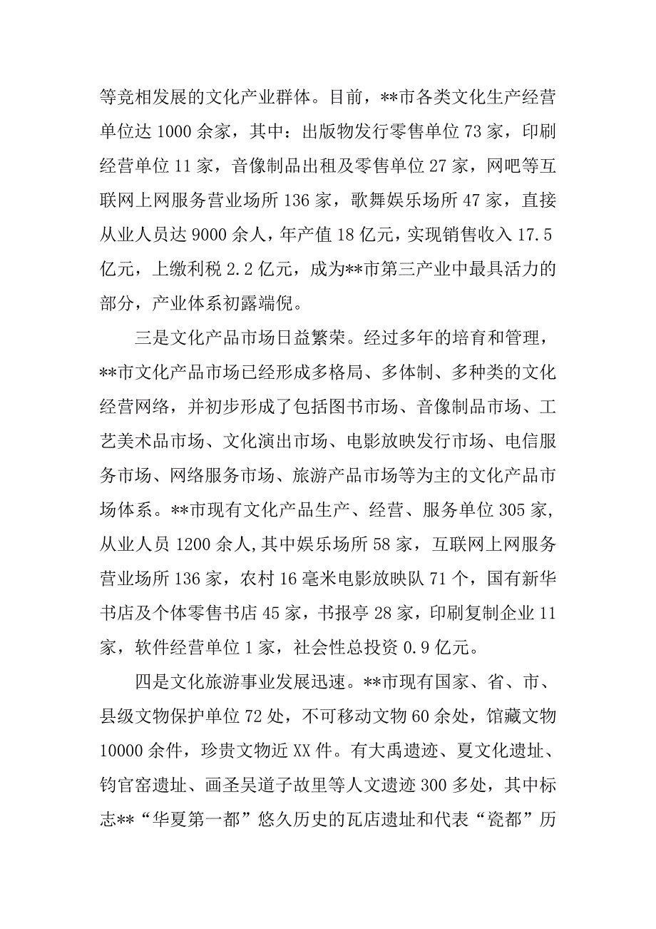 某市文化产业发展情况调研材料.docx_第3页