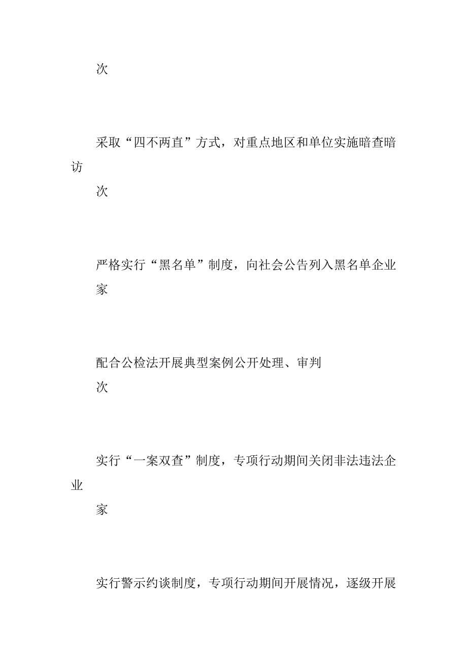 某县集中开展七打七治打非治违专项行动统计表.docx_第5页