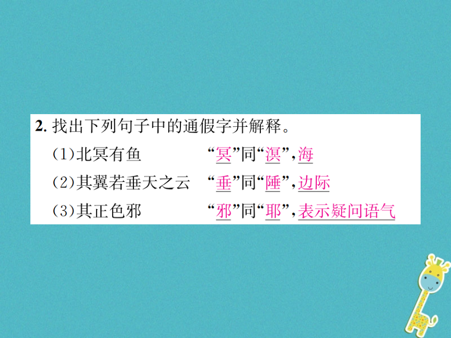 2018年九年级语文上册 专项复习（六）文言文基础训练习题课件 苏教版_第4页