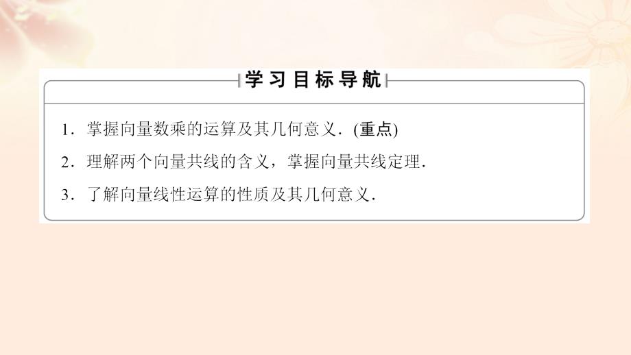 高中数学 第二章 平面向量 2.2.3 向量的数乘课件 苏教版_第2页