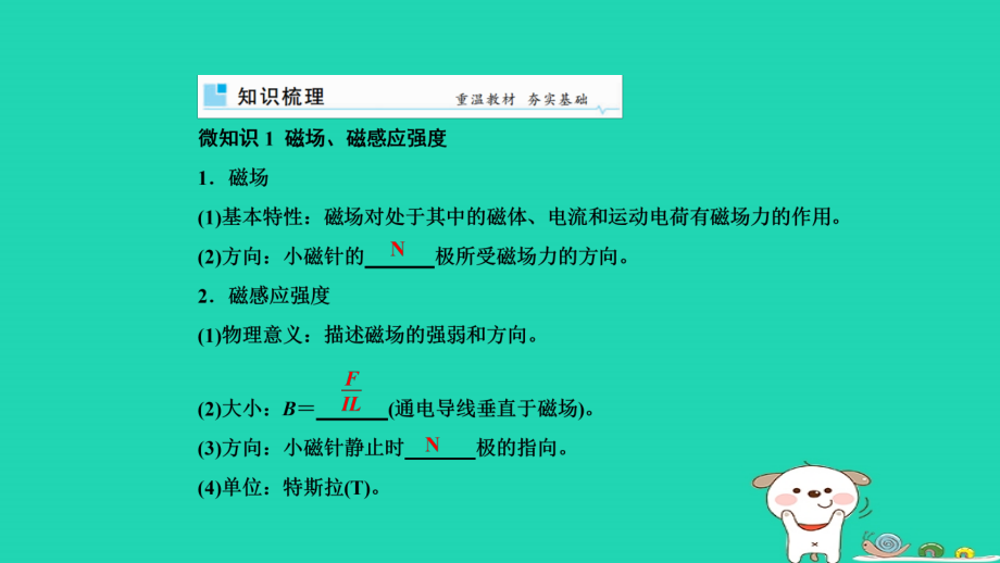 2019高考物理一轮复习 第九章 磁场 第1讲 磁场及其对电流的作用课件_第2页