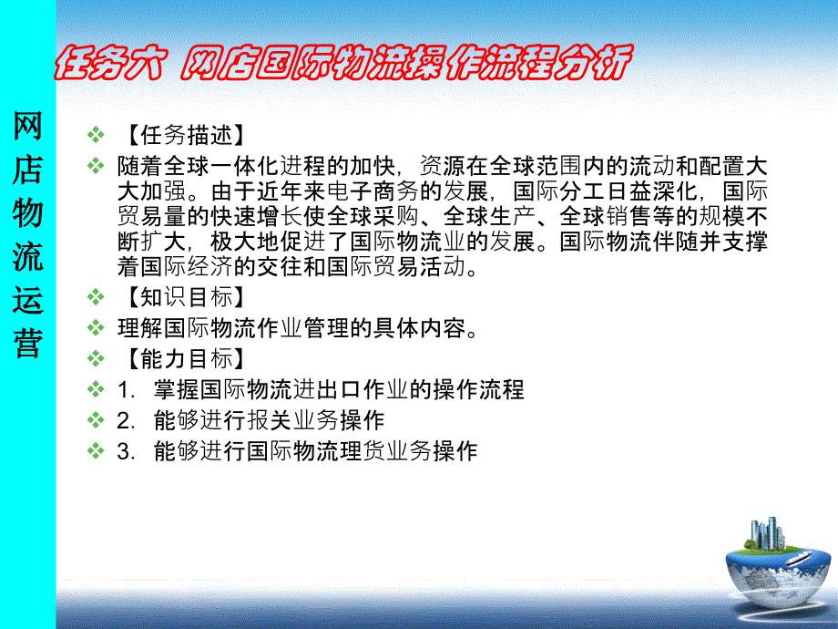 《网店物流运营》课件项目二_网店物流运营技能认知与基本操作任务六_第3页