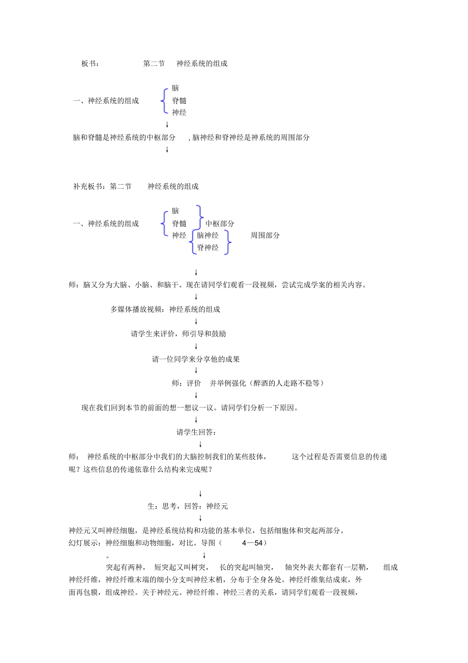 神经系统教学设计_第4页