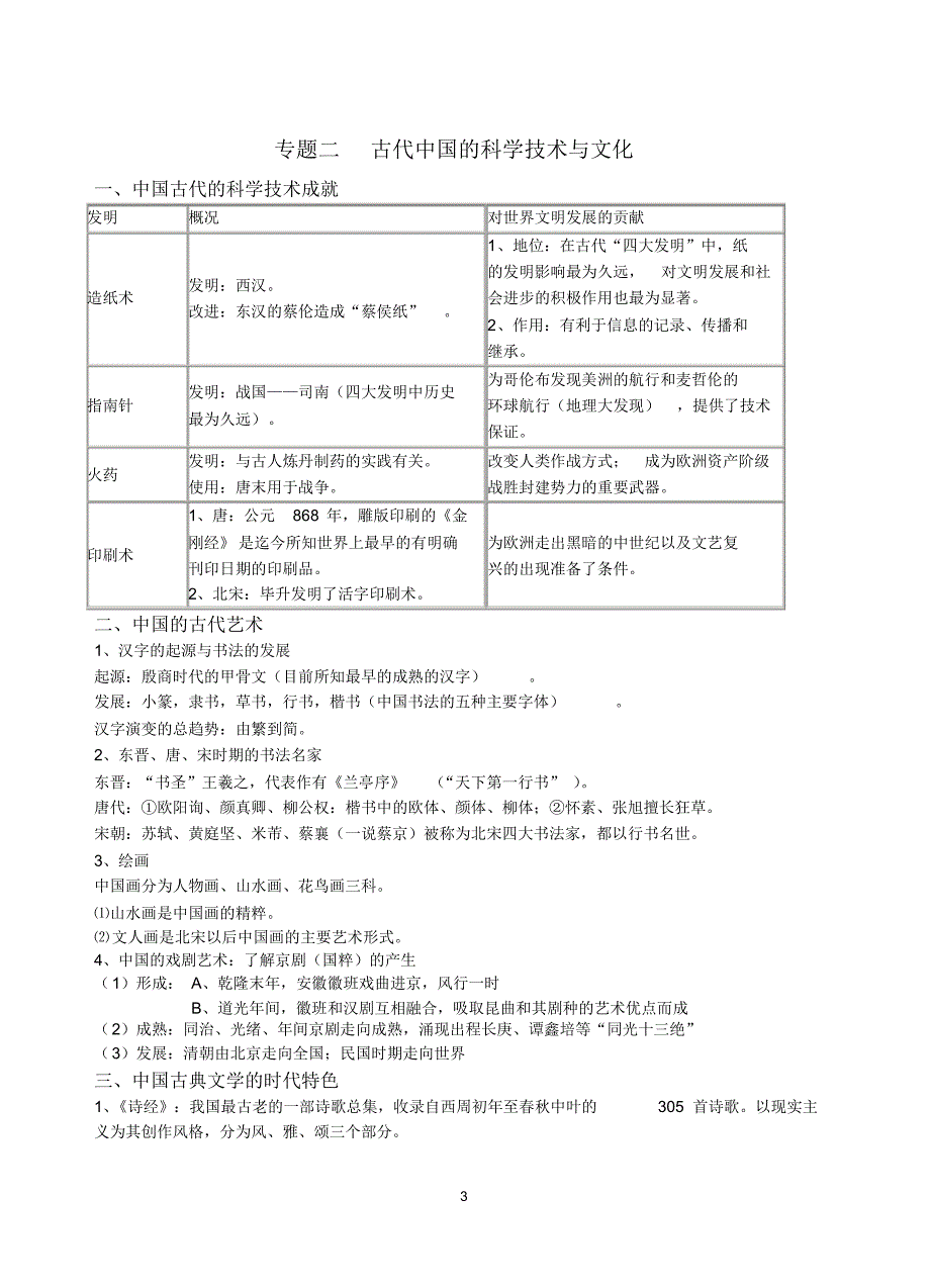 高中历史必修三学业水平考试_第3页