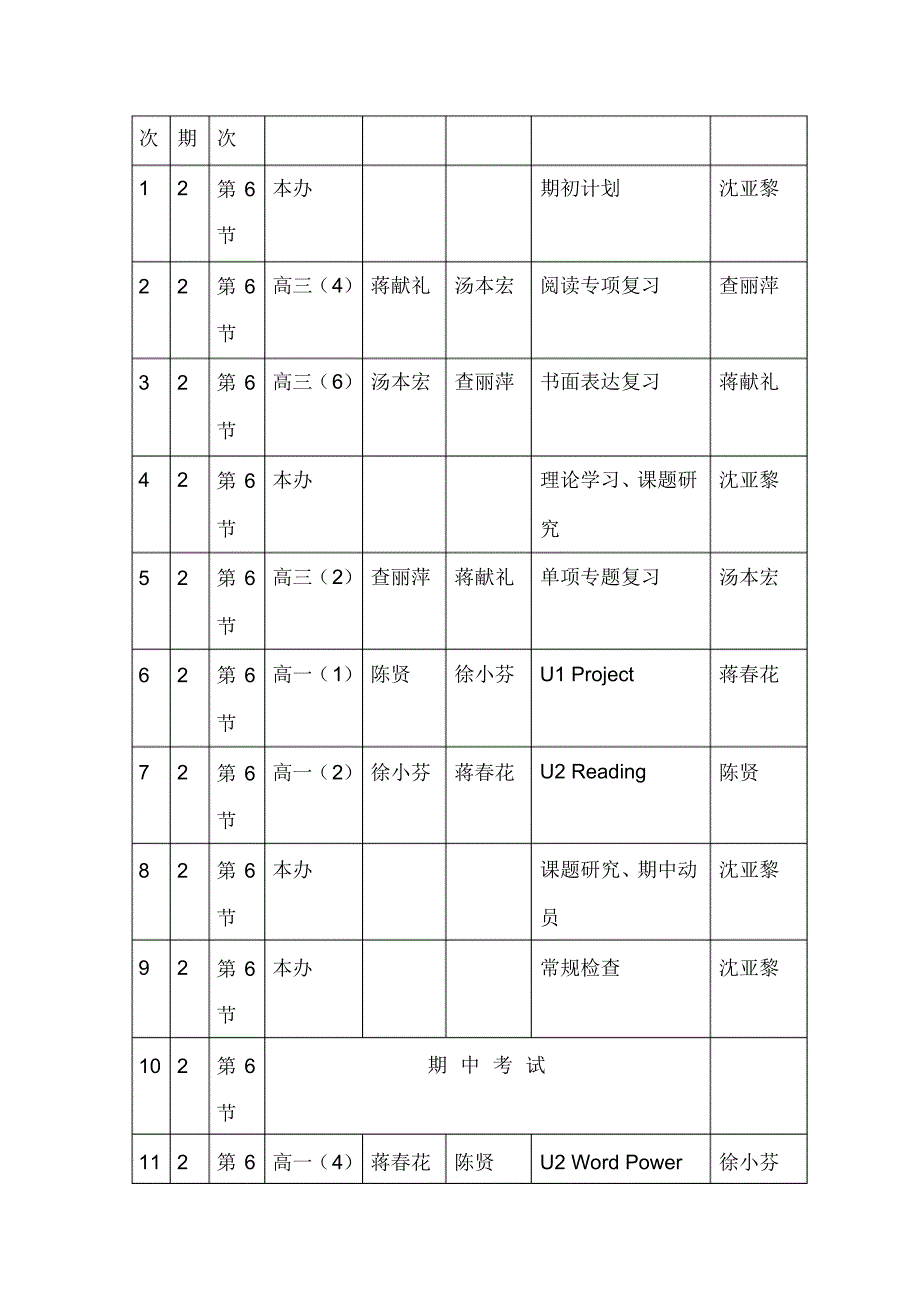 面对高考安家中学高中英语组工作计划_第3页