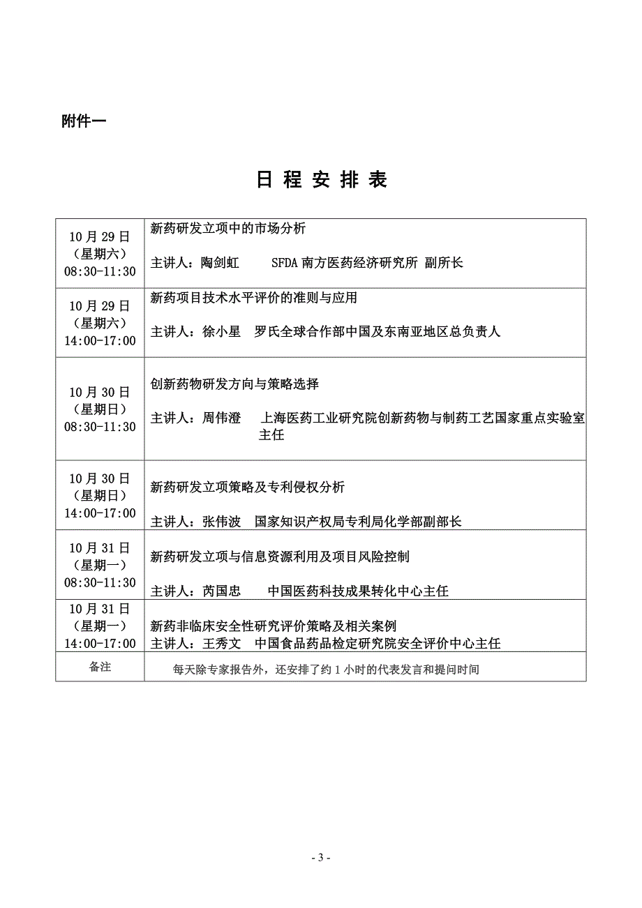 上海新药会议日程安排表_第3页