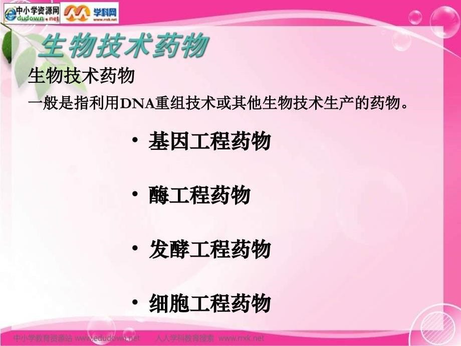 新人教版生物选修2第3节《生物技术药物与疫苗 》ppt课件之二最新_第5页