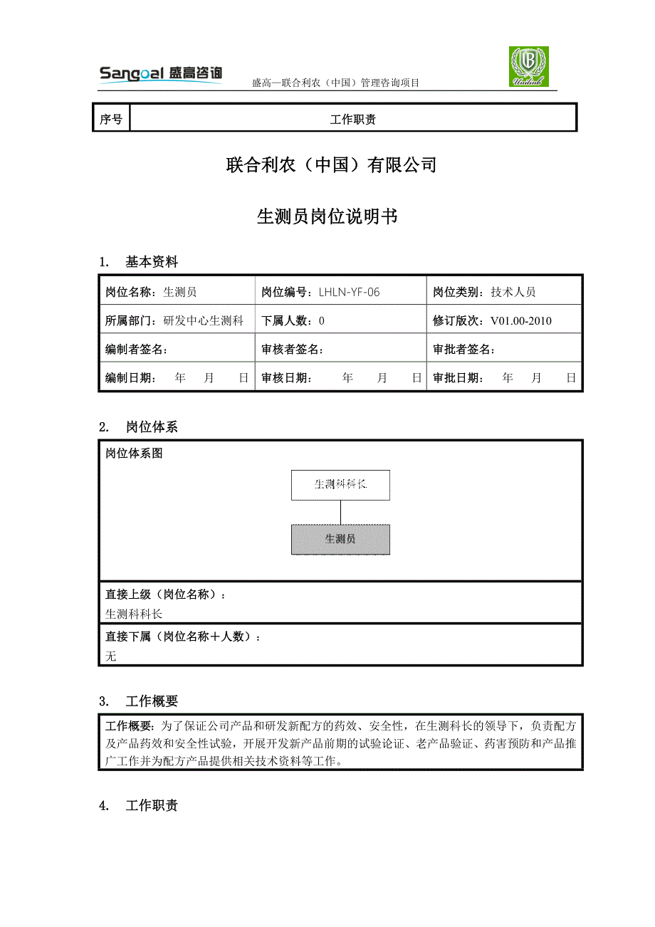 生测员岗位说明书_第1页