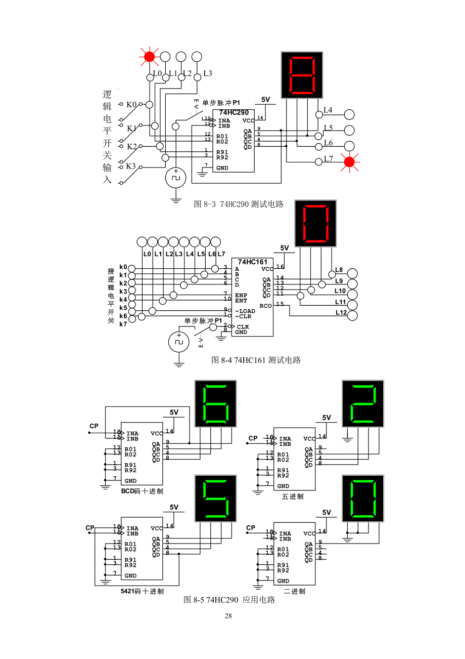 实训七计数器逻辑功能测试及应用_第2页