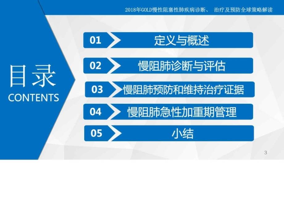 年gold慢性阻塞性肺疾病诊断治疗及预防全球策略课件_第3页