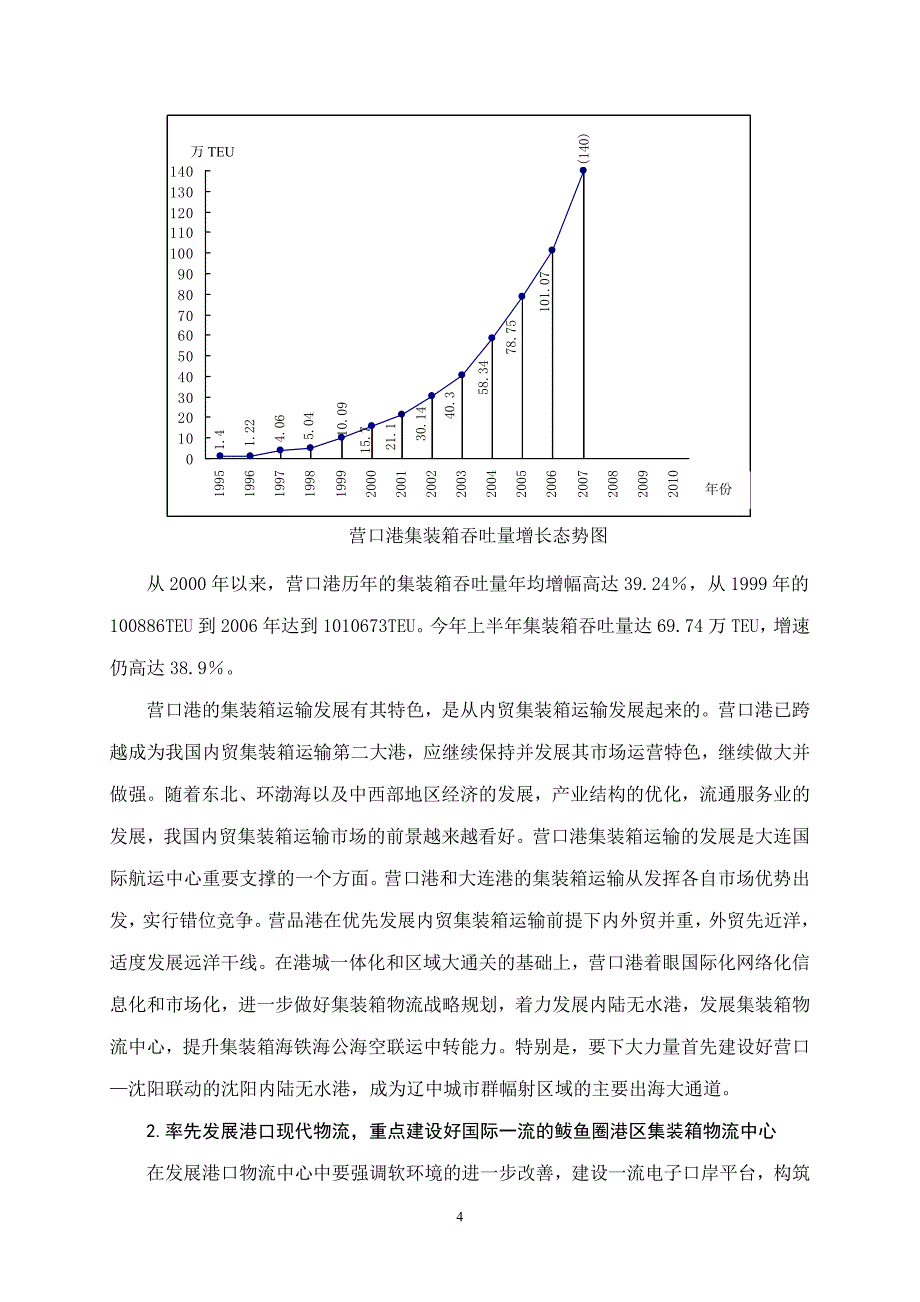 营口港向国际枢纽强港发展的战略思考-中国国际海运网_第4页