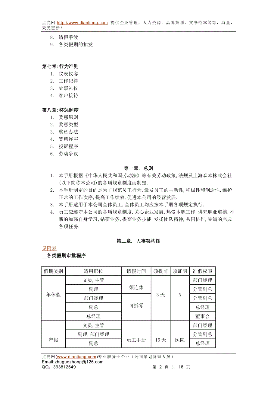 日企人力资源规章制度汇总doc-18p_第2页