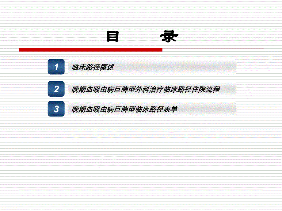 晚期血吸虫病巨脾型外科的治疗临床路径（试行）的解读课件_第2页