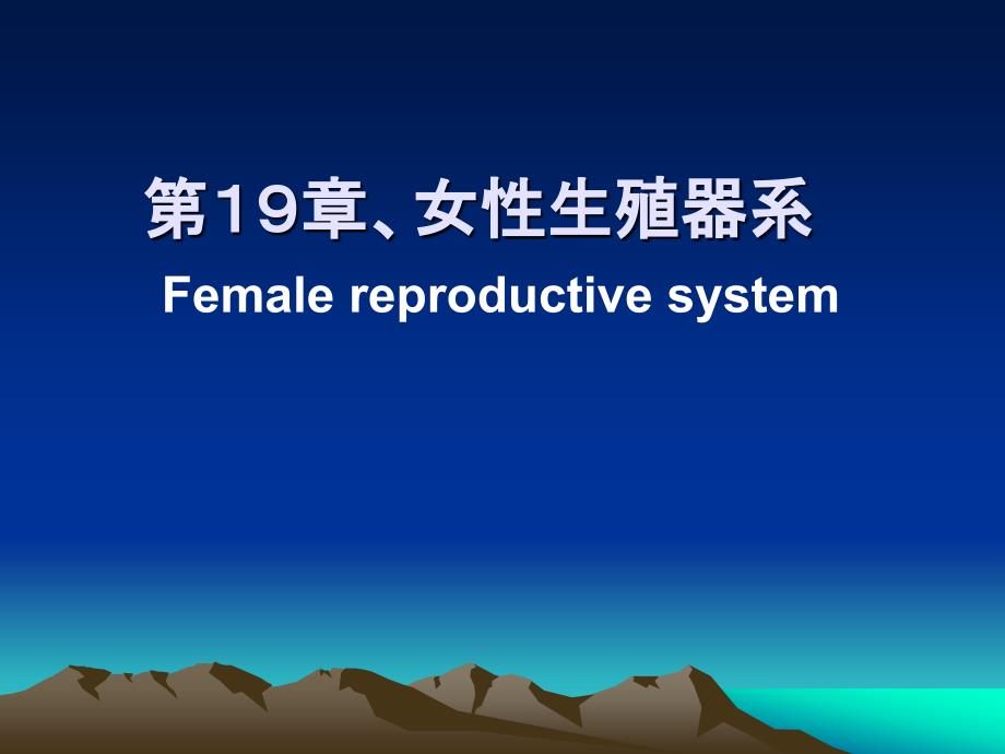 第19章女性生殖器系课件_第1页