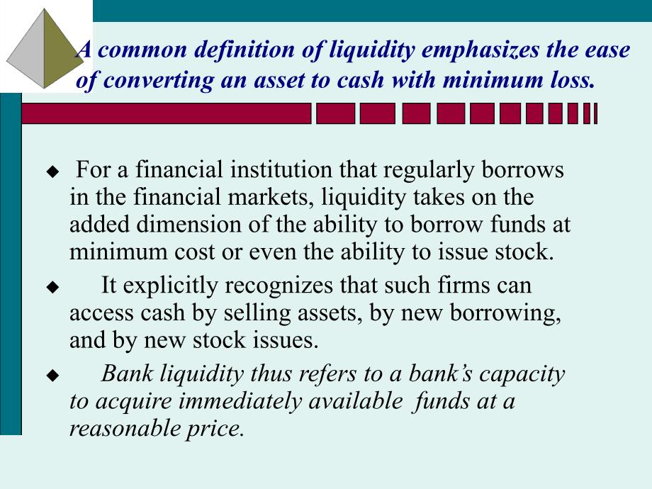 金融机构风险管理系列讲座课件ppt  负债与流动管理_第3页
