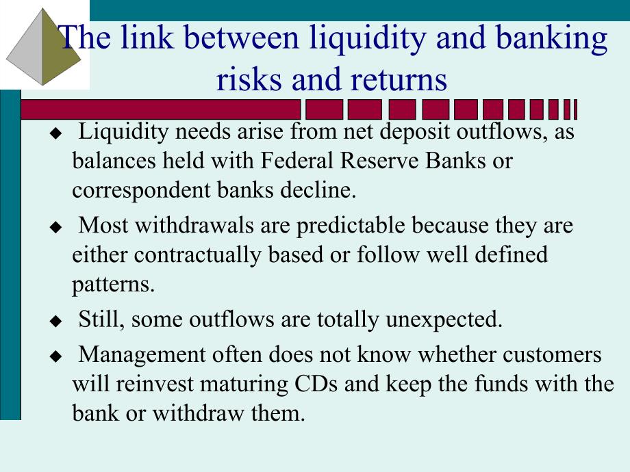 金融机构风险管理系列讲座课件ppt  负债与流动管理_第4页